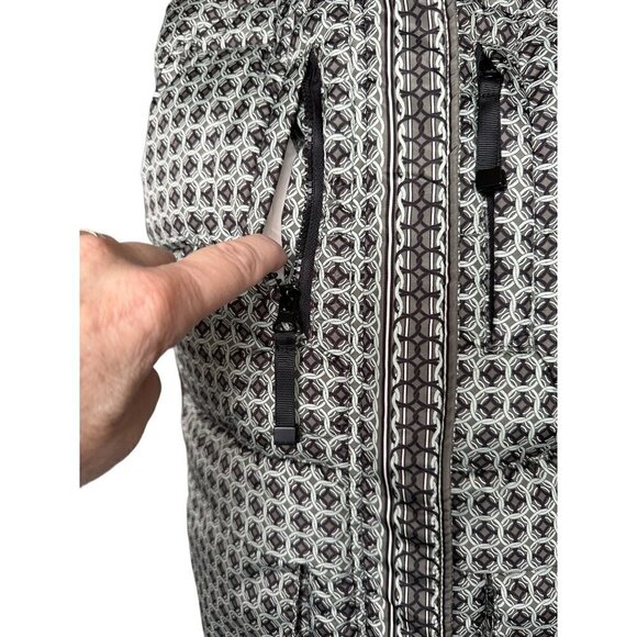 Max Studio London Womens Puffer Vest Size Small Green Black Pockets $188 - Picture 6 of 14